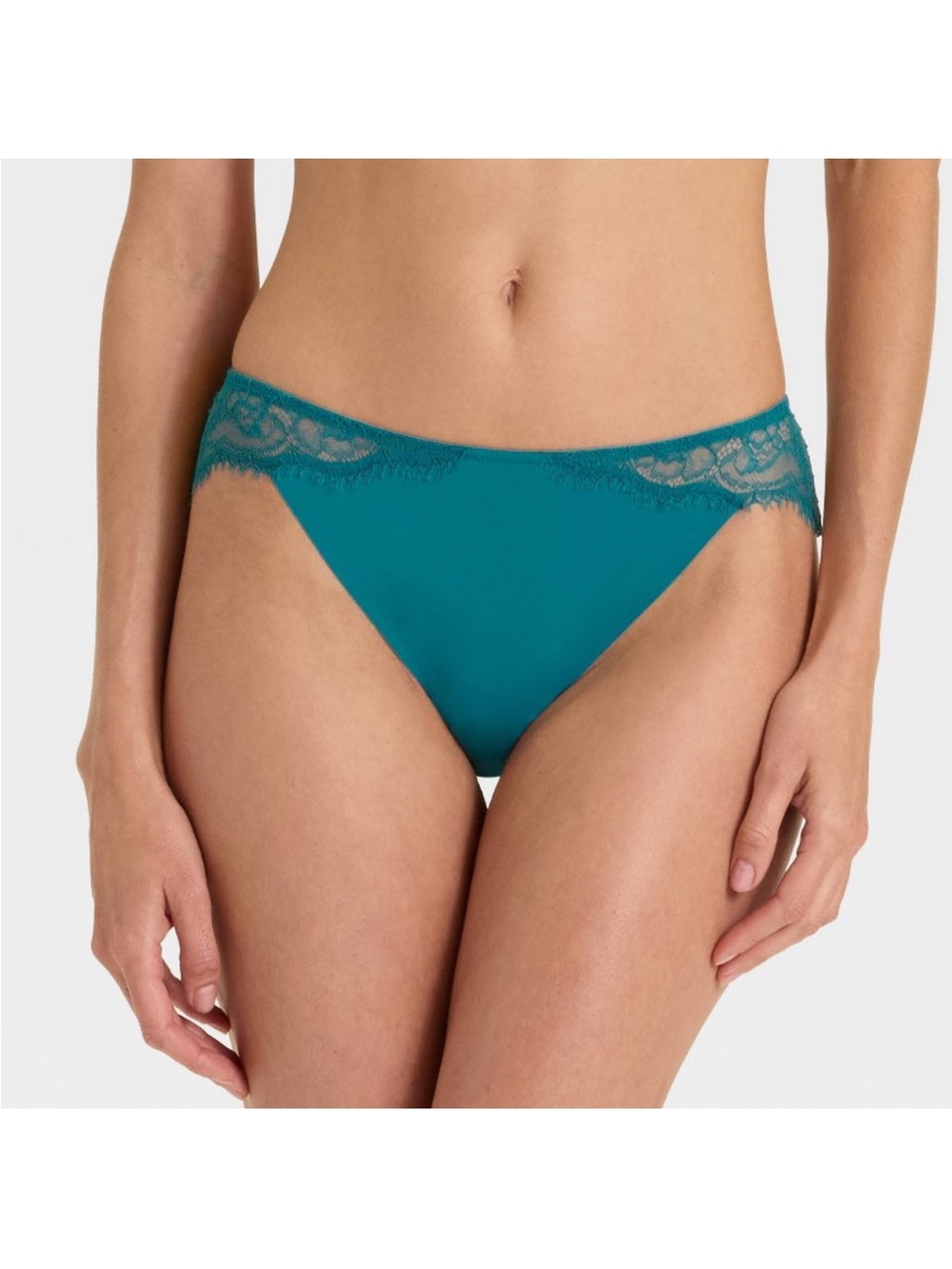 Women's Invisible Edge Lace Cheeky
Underwear - Auden™ Teal Blue XS